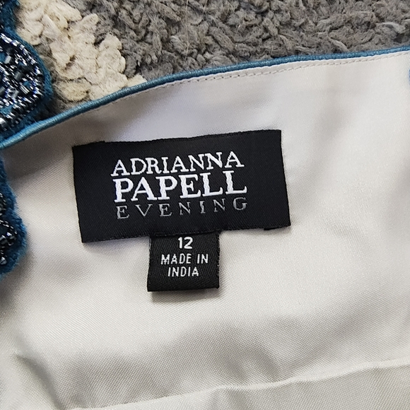 Adrianna Papel Beaded Evening Dress size 12 - Picture 9 of 11